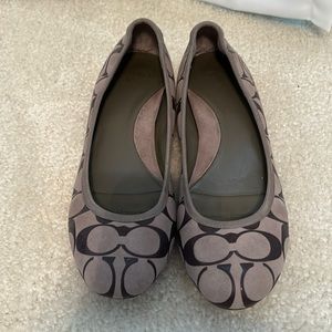 Coach flats.